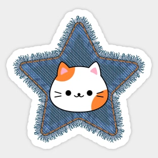 Cat star Sticker